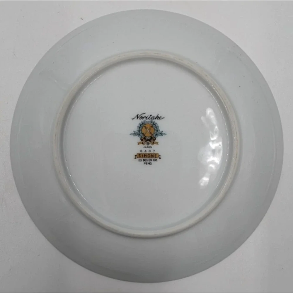 Noritake Simone 6407 Set of 4 Bread Plates 6 3/8
